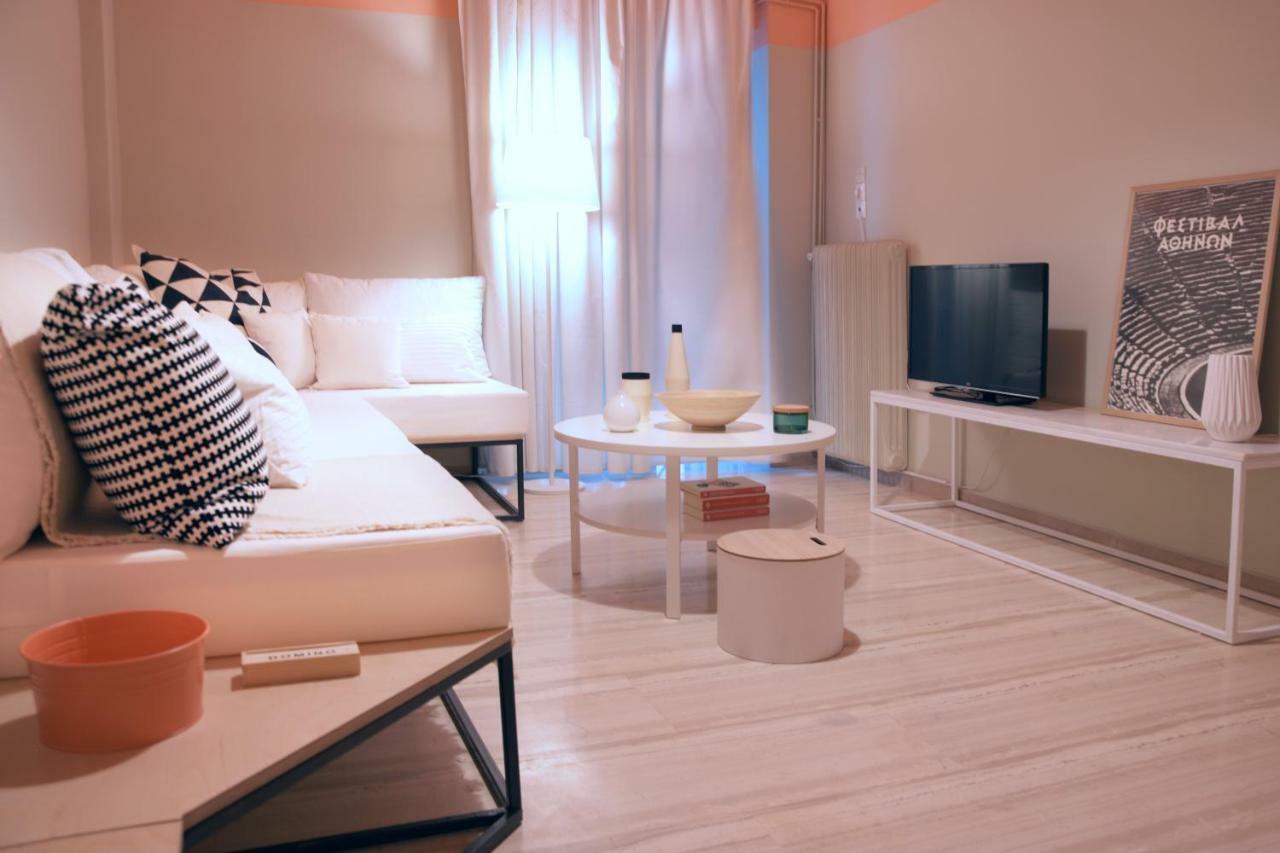 Elegant Coral Apartment Athen Exterior foto